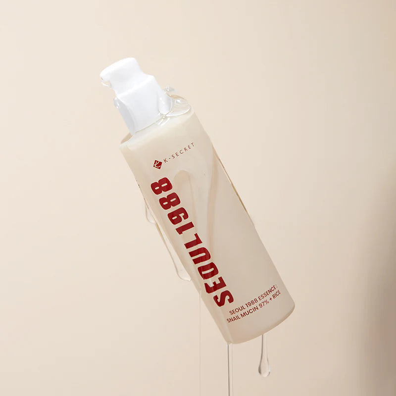 KSECRET SEOUL 1988 ESSENCE : SNAIL MUCIN 97% + RICE 100ML