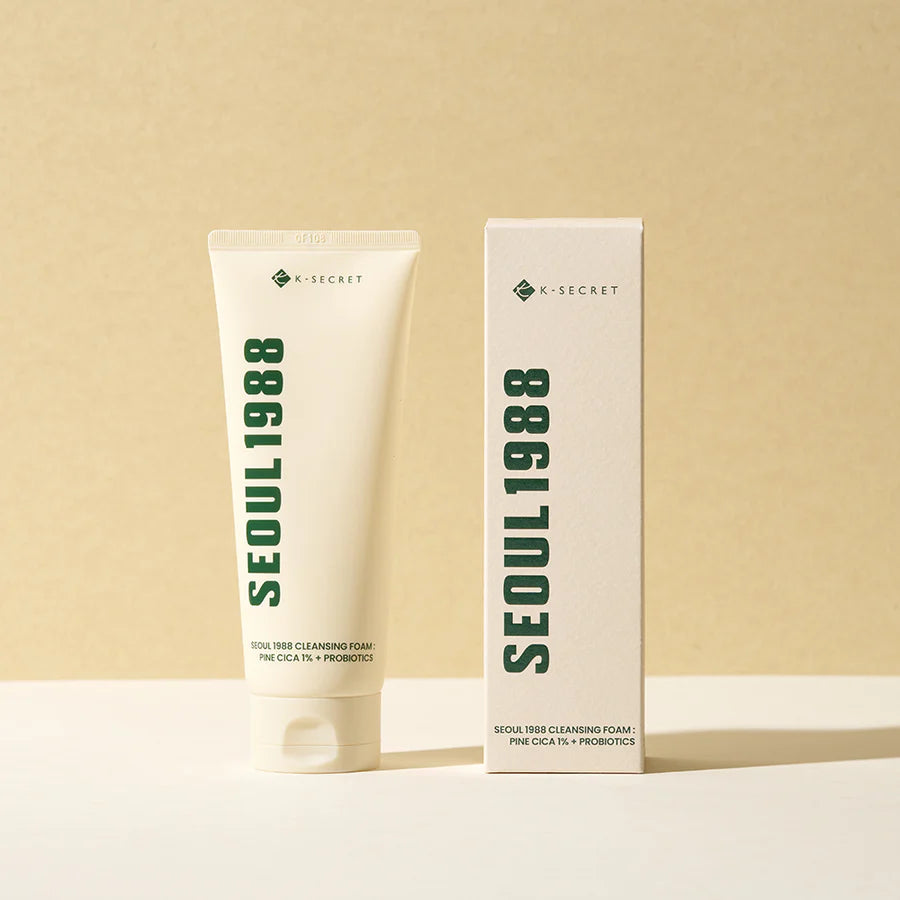 KSECRET SEOUL 1988 CLEANSING FOAM : PINE CICA 1% + PROBIOTICS 150ML