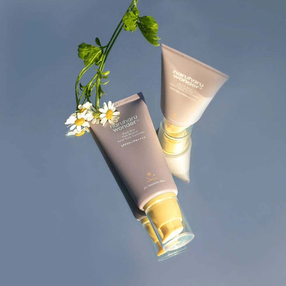 HARUHARU WONDER BLACK RICE PURE MINERAL RELIEF DAILY SUNSCREEN 50ML