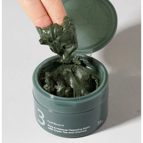 NUMBUZIN NO.3 PORE & MAKEUP CLEANSING BALM WITH CREEN TEA AND CHARCOAL 85G