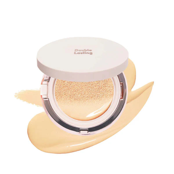 ETUDE DOUBLE LASTING CUSHION GLOW (SAND)  SPF50+ PA++