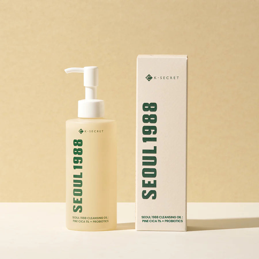 KSECRET SEOUL 1988 CLEANSING OIL : PINE CICA 1% + PROBIOTICS 200ML