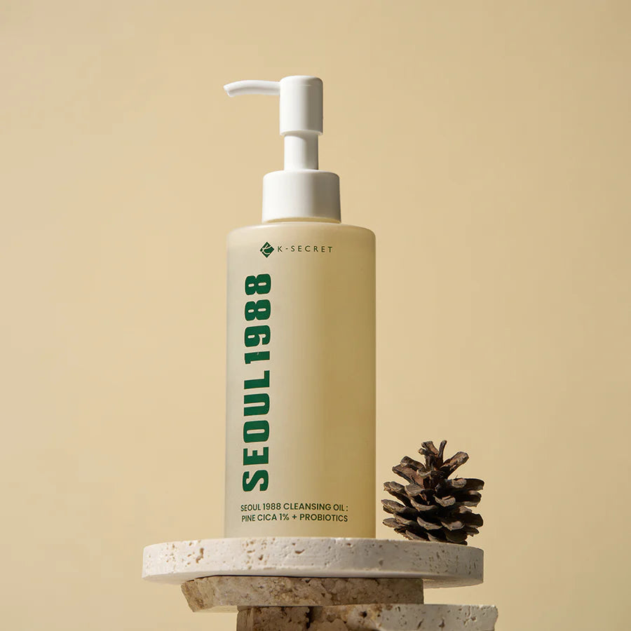 KSECRET SEOUL 1988 CLEANSING OIL : PINE CICA 1% + PROBIOTICS 200ML