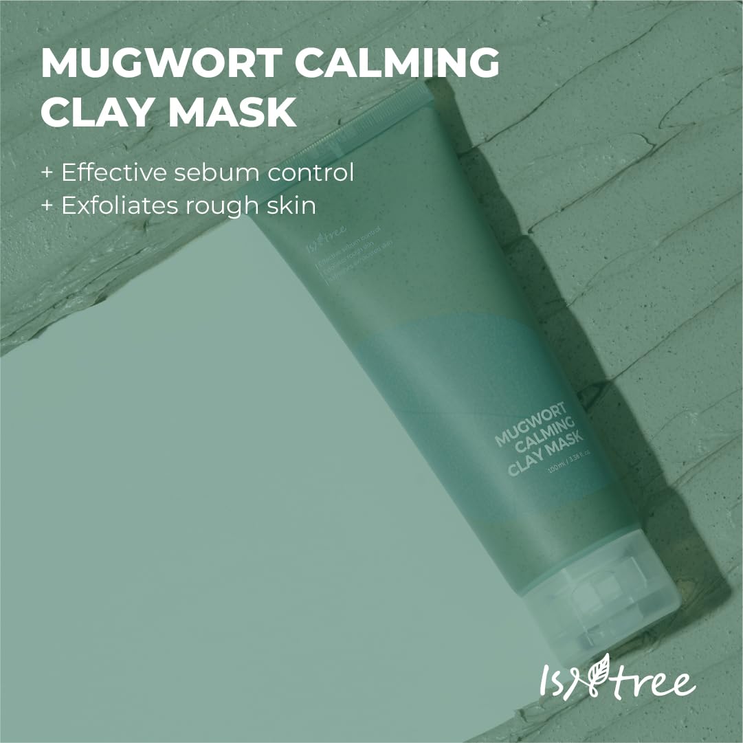 ISNTREE MUGWORT CALMING CLAY MASK (100ML )