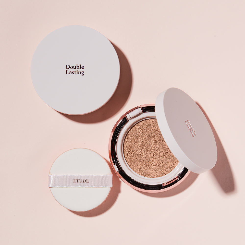 ETUDE DOUBLE LASTING CUSHION GLOW (BEIGE)  SPF50+ PA++