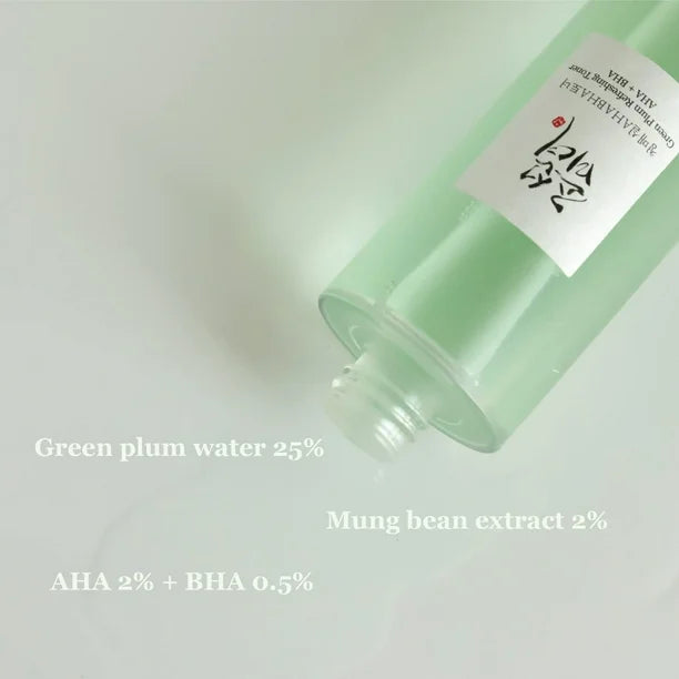 BEAUTY OF JOSEON GREEN PLUM REFRESHING TONER : AHA + BHA (150ML)