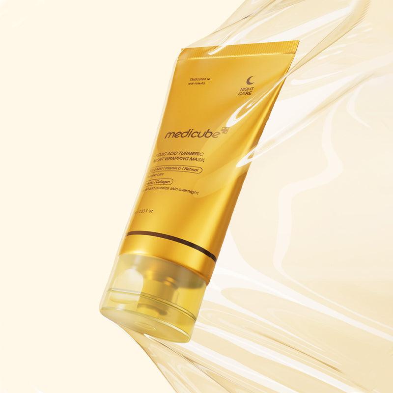 MEDICUBE KOJIC ACID TUMERIC NIGHT WRAPPING MASK 75ML