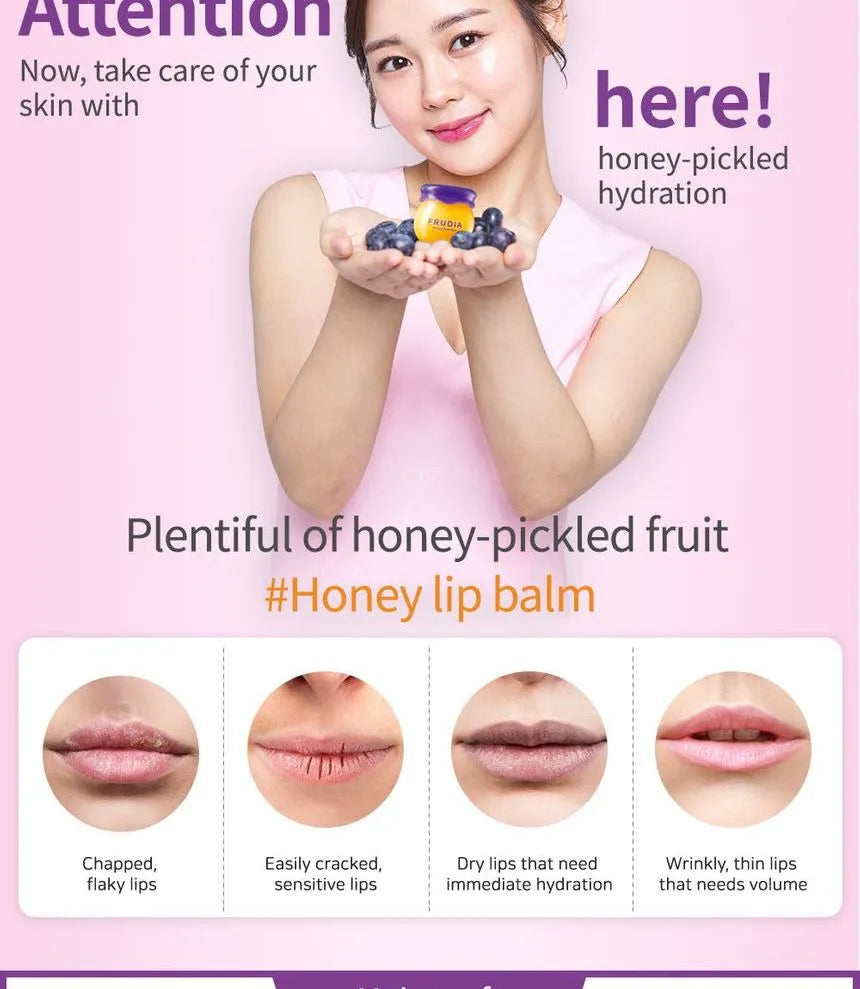 FRUDIA BLUEBERRY HYDRATING HONEY LIP BALM