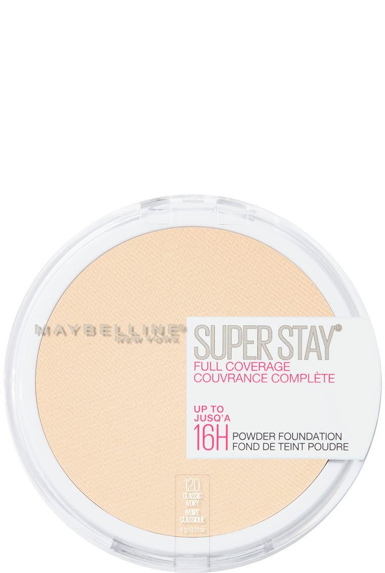 MAYBELLINE SUPER STAY POWDER FOUNDATION 24H MATTE FINISH + FLAWLESS FULL COVERAGE