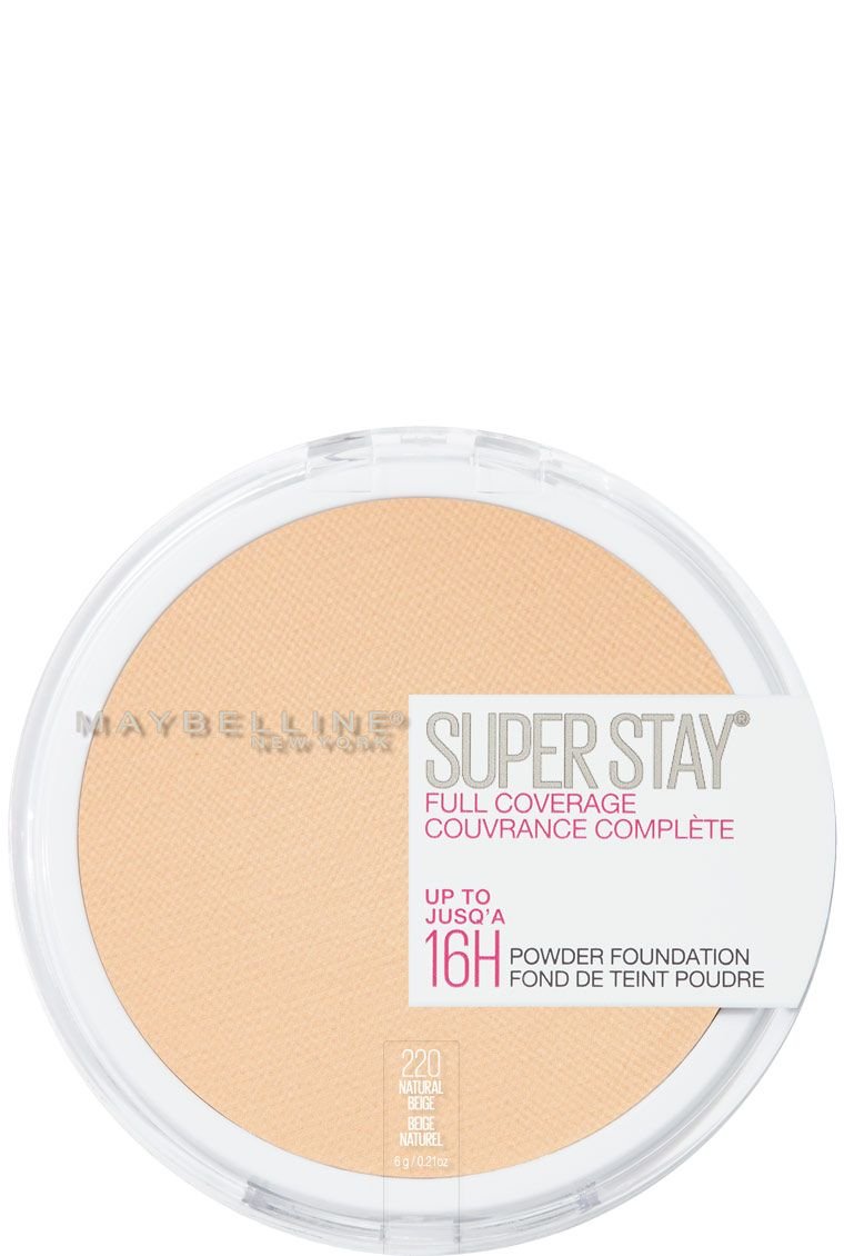 MAYBELLINE SUPER STAY POWDER FOUNDATION 24H MATTE FINISH + FLAWLESS FULL COVERAGE