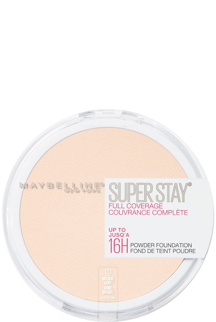 MAYBELLINE SUPER STAY POWDER FOUNDATION 24H MATTE FINISH + FLAWLESS FULL COVERAGE