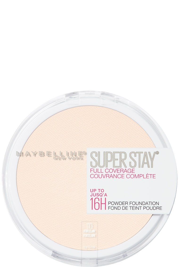 MAYBELLINE SUPER STAY POWDER FOUNDATION 24H MATTE FINISH + FLAWLESS FULL COVERAGE