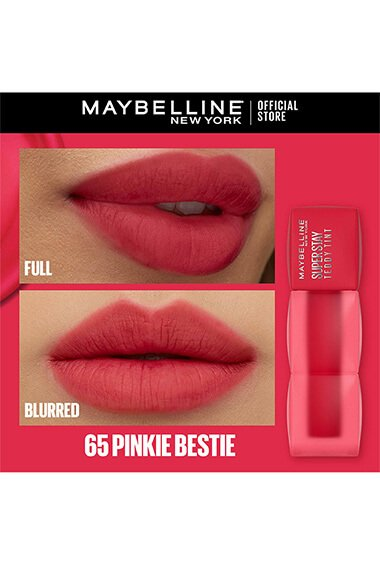 MAYBELLINE SUPER STAY TEDDY TINT 12 HOUR BLURRED MATTE • PLUSH COMFORT LONGWEAR • TRANSFERPROOF