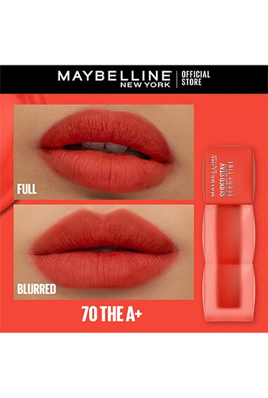 MAYBELLINE SUPER STAY TEDDY TINT 12 HOUR BLURRED MATTE • PLUSH COMFORT LONGWEAR • TRANSFERPROOF